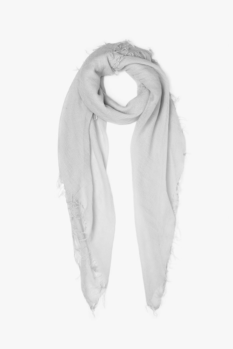 Chan Luu Gracier Gray Grey Cashmere And Silk Scarf - ILoveThatGift