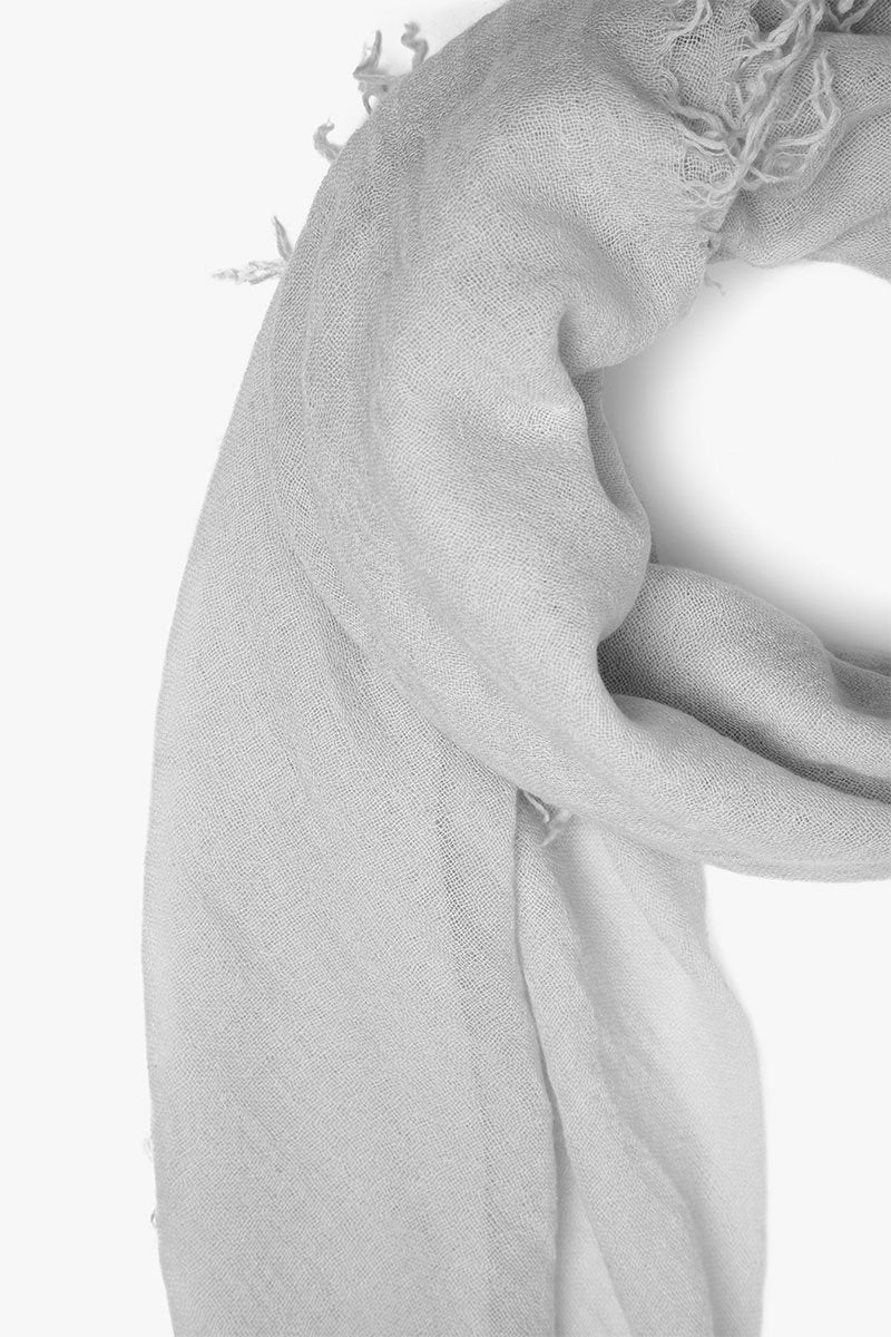 Chan Luu Gracier Gray Grey Cashmere And Silk Scarf - ILoveThatGift