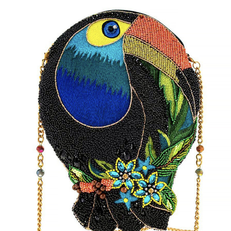 Mary Frances Bill Me Beaded Crossbody Toucan Handbag NWT - ILoveThatGift
