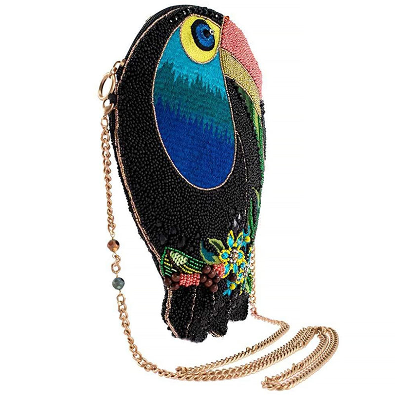 Mary Frances Bill Me Beaded Crossbody Toucan Handbag NWT - ILoveThatGift