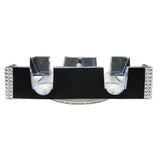 Custom Design Inspired Rhinestone Black Decorated Canasta Spinning Tray - ILoveThatGift
