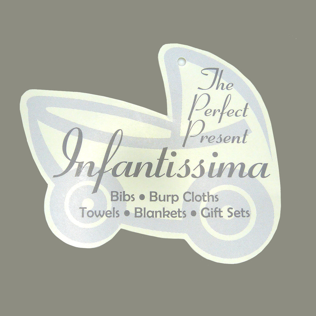 Infantissima Bib, Burp Burpy, Hooded Towel  Set  - Blue Gingham Check - ILoveThatGift