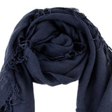 Chan Luu Scarf Soft Cashmere Silk Wrap Blue Nights & Duster Bag - ILoveThatGift