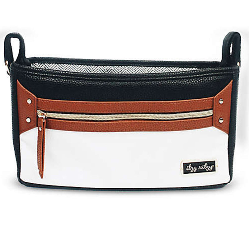 Itzy Ritzy® Adjustable Stroller Caddy Coffee and Cream - ILoveThatGift