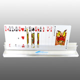 Canasta Set: Kem Double PLASTIC Card Decks Tray Card Holder Point Summary Tote Bag - ILoveThatGift