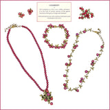 Cranberry Necklace by Michael Michaud Nature Silver Seasons 7784 - ILoveThatGift