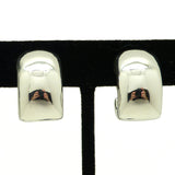 Simon Sebbag 2-in-1 Rectangular Curved Sterling Silver Earrings E2262 Clip - ILoveThatGift