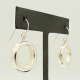 Simon Sebbag Sterling Silver Mini Open Circle Dangle Earrings E232 - ILoveThatGift