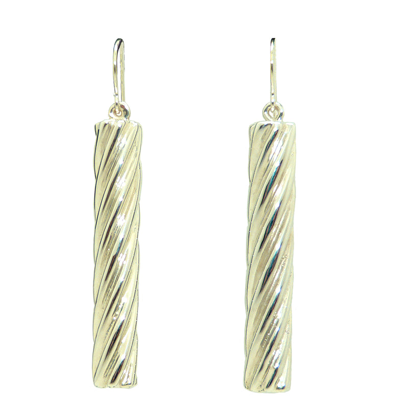 Simon Sebbag Sterling Silver Twisted Tube Earrings E2466 - ILoveThatGift