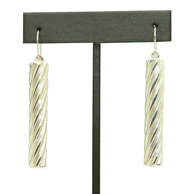 Simon Sebbag Sterling Silver Twisted Tube Earrings E2466 - ILoveThatGift