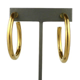 Simon Sebbag Gold Plated Sterling Silver 2 " Round Hoop Earring E2821G - ILoveThatGift