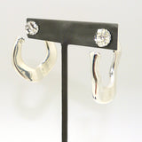 Simon Sebbag Wavy Round Thin Hoop Sterling Silver Earrings E2921 - ILoveThatGift