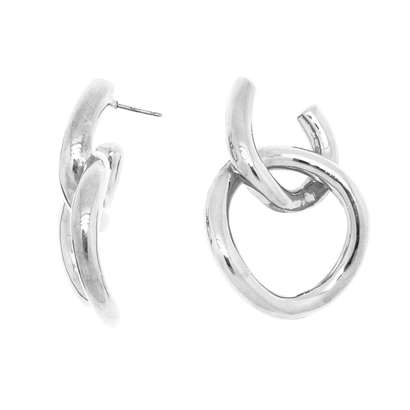 Simon Sebbag Sterling Silver Double Open Circle Earring E2950 - ILoveThatGift