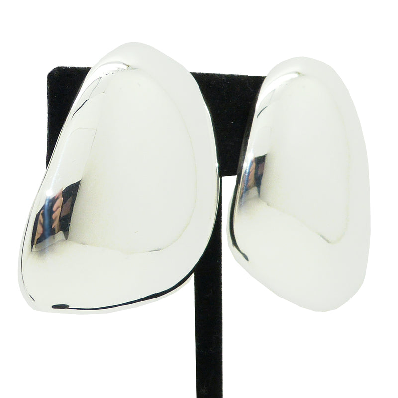 Simon Sebbag Smooth Large Sterling Silver Earring E2974 Post - ILoveThatGift