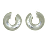 Simon Sebbag Sterling Silver Curved Abstract Pierced Earring E2986 - ILoveThatGift