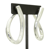 Simon Sebbag Sterling Silver Tapered Loop Hoop Earrings E2994 SSD - ILoveThatGift