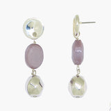 Simon Sebbag Sterling Silver  Lilac Oval Crystal Drop Earrings EC129LOC - ILoveThatGift