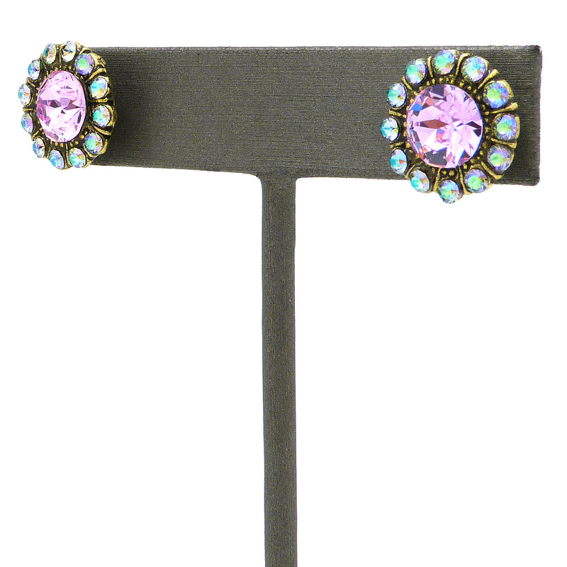 Anne Koplik Violet Elsie Princess Swarovski Crystal Earrings ER4718VIO - ILoveThatGift