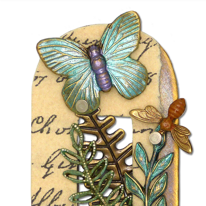 Mullanium Jewelry Framed Steampunk Butterfly Pin Handmade Artists Jim Tori Mullan - ILoveThatGift