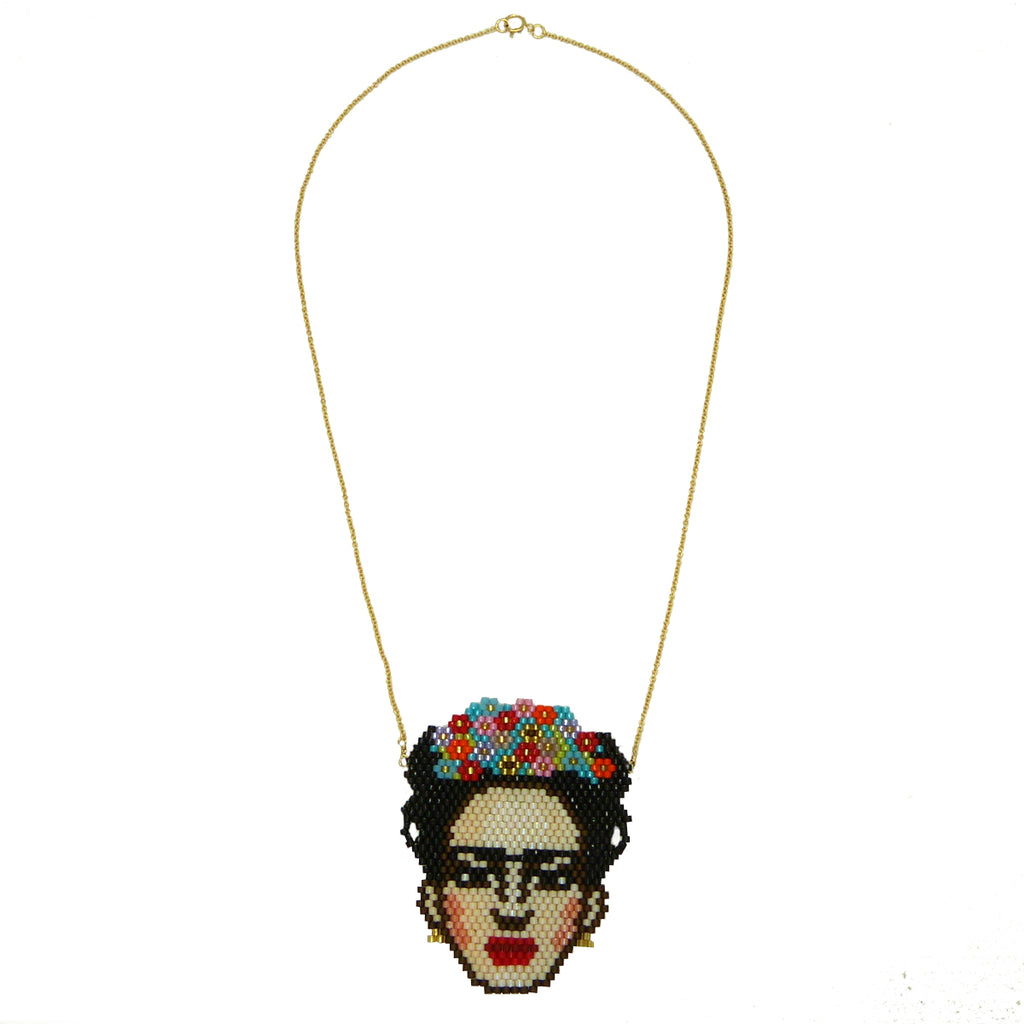14K Gold Filled Frida Kahlo Inspire Necklace by bara boheme