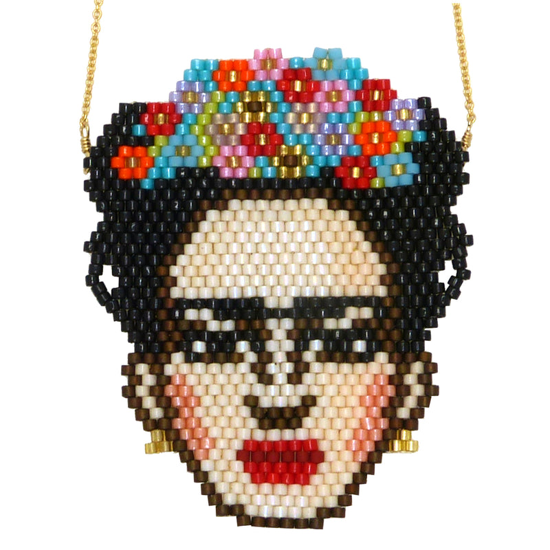 14K Gold Filled Frida Kahlo Inspire Necklace by bara boheme
