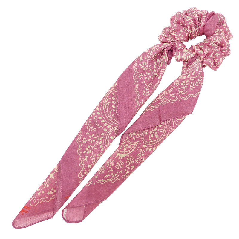 Chan Luu Scarf Meadow Mauve 2-In-1 Scrunchie With Bandana - ILoveThatGift