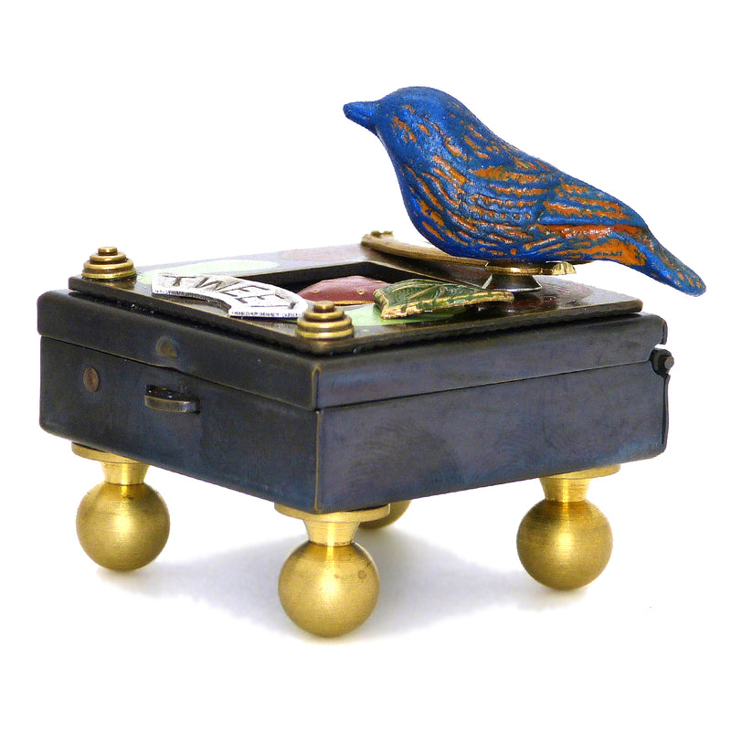 Mullanium Steampunk WIsh Box TWEET Handmade Artists Jim Tori Mullan - ILoveThatGift