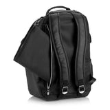 Itzy Ritzy® Boss Diaper Bag Backpack Black Herringbone FREE Latte Teether - ILoveThatGift