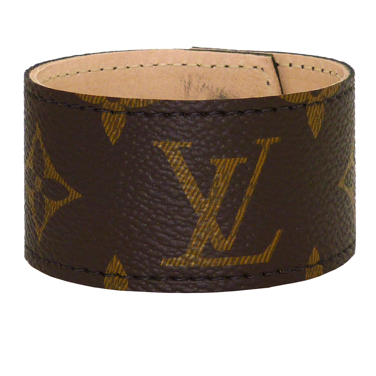 Repurposed Louis Vuitton Leather Zither Zip Bracelet – N.Kluger Designs