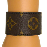 Repurposed LV Monogram Leather Cuff Bracelet Suzy T Designs - ILoveThatGift