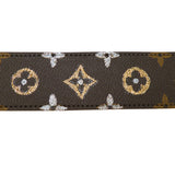 Repurposed Handpainted Monogram LV Leather Cuff Bracelet Suzy T Designs - ILoveThatGift