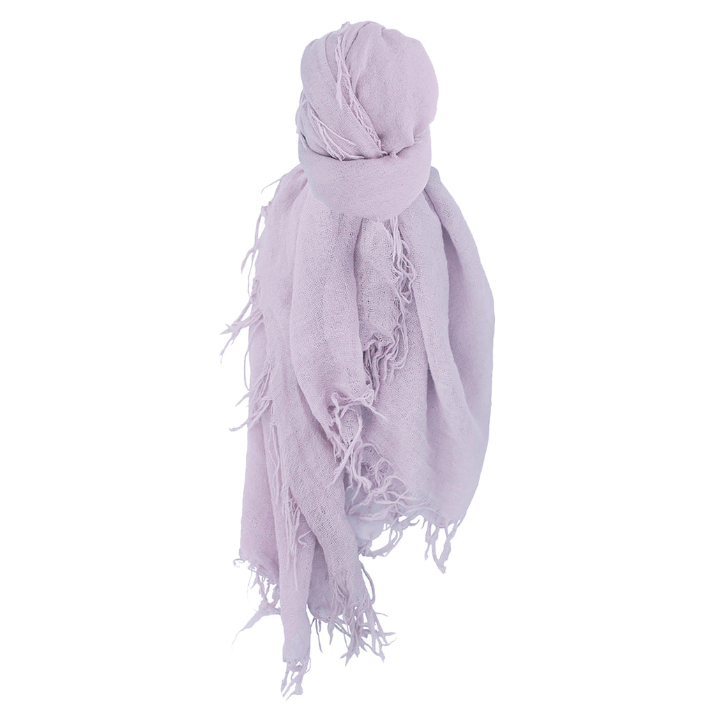 Chan Luu Scarf Soft Cashmere Silk Wrap Lavender Purple & Duster Bag - ILoveThatGift