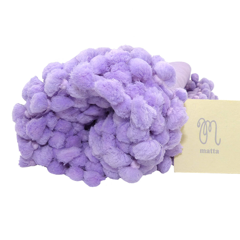 Matta NY Dupatta Shawl Scarf Iris Purple Large 100 x 200 cm - ILoveThatGift