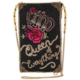 Mary Frances Queen of Everything Beaded Cross Body Phone Bag - ILoveThatGift