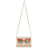 Mary Frances Summer Focus Beaded Sunglasses Crossbody Clutch Handbag - ILoveThatGift