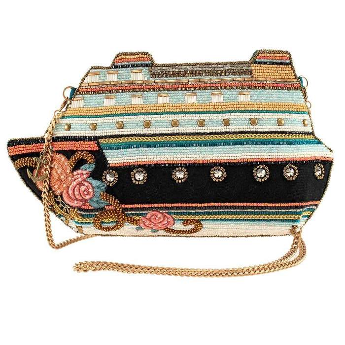 Mary Frances Cruise Control Beaded Cruise Ship Crossbody Handbag - ILoveThatGift