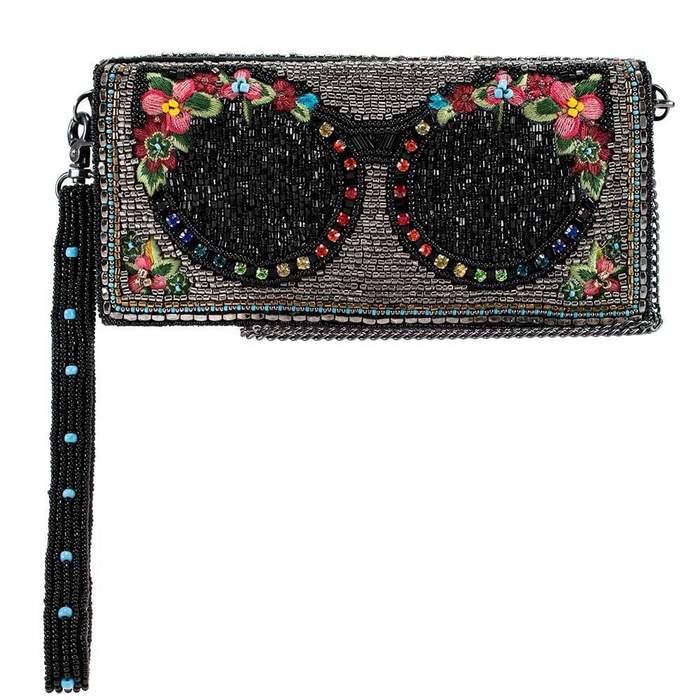 Mary Frances Shades Beaded Embroidered Cross Body Wallet - ILoveThatGift
