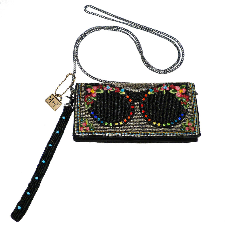 Mary Frances Shades Beaded Embroidered Cross Body Wallet - ILoveThatGift