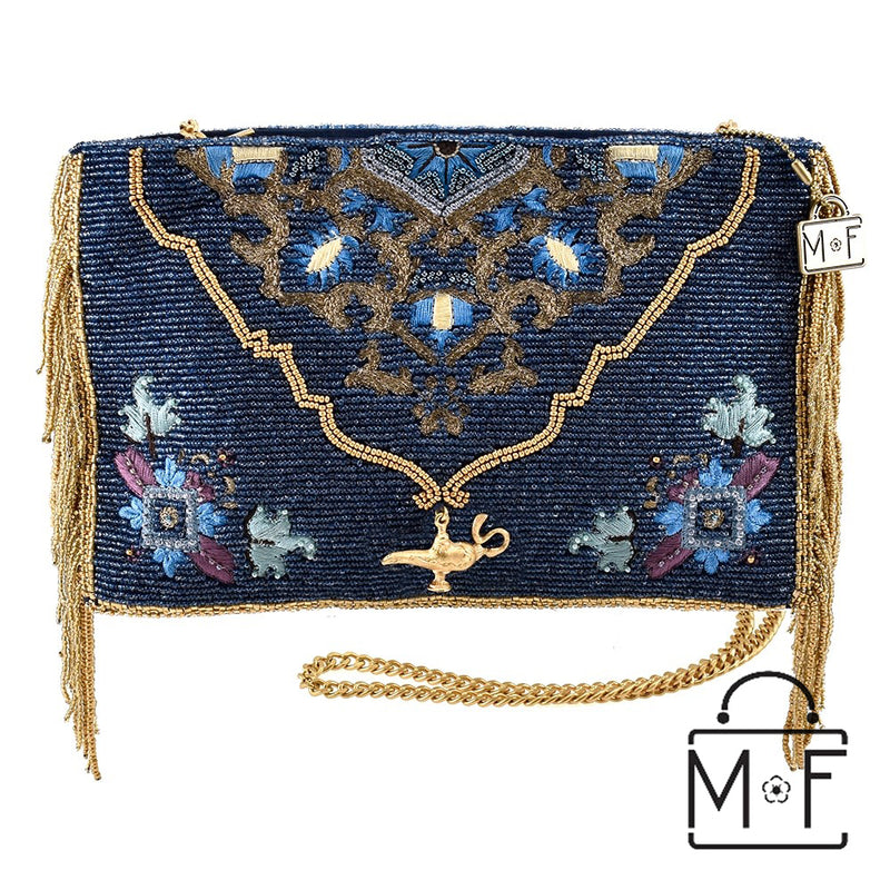 Mary Frances Magic Carpet Beaded Cross body Clutch Disney Aladdin Princess Jasmin - ILoveThatGift