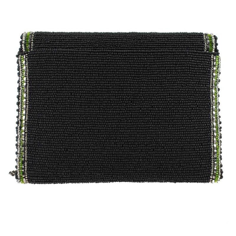 Mary Frances Meow Beaded & Embroidered Black Cat Mini Cross Body Handbag Phone - ILoveThatGift