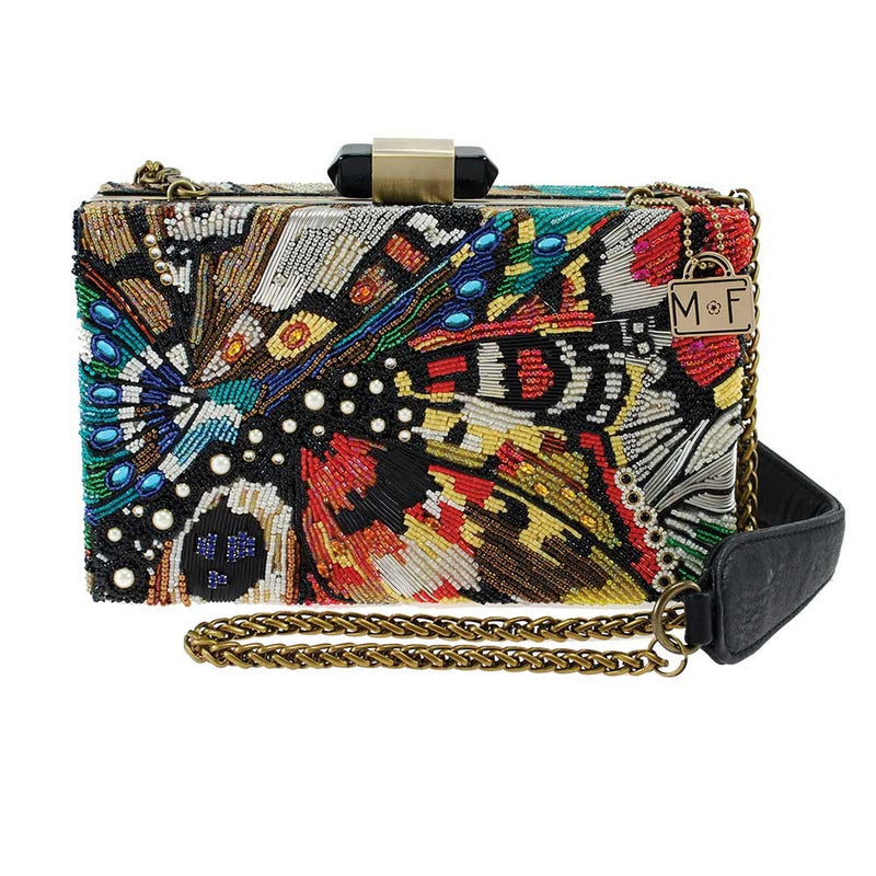 Mary Frances Modern Butterfly Beaded Cross body Handbag - ILoveThatGift