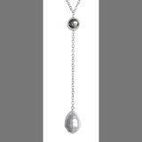 Simon Sebbag Sterling Silver White Pearl Pendant Necklace on Long SS Chain N431BSP - ILoveThatGift