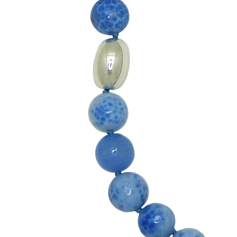 Simon Sebbag Sterling Silver 925 Light Blue Fire Agate Necklace SSD NB103LBFA - ILoveThatGift