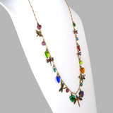 Anne Koplik Heart & Dragonfly Necklace with Swarovski Crystals NK4762MUL - ILoveThatGift
