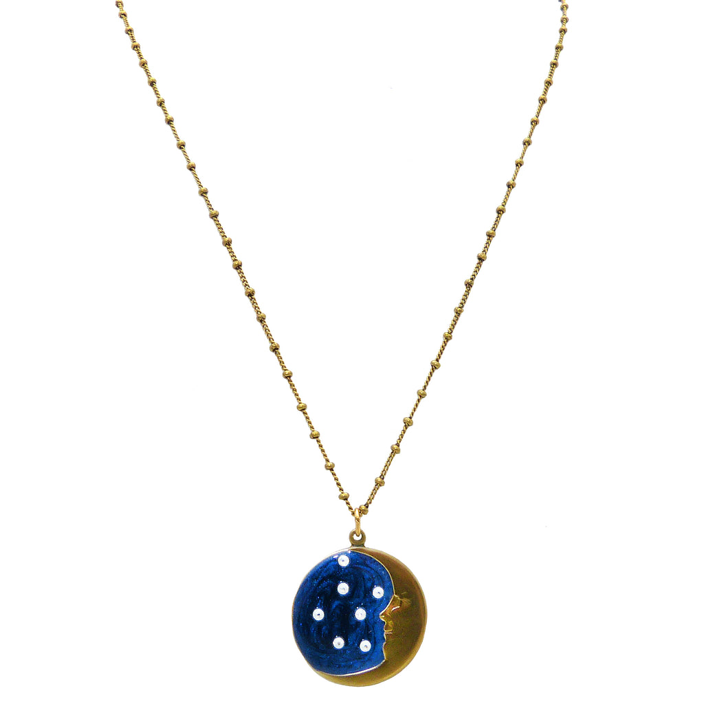Swarovski Moon and star, Multicolored, Rose gold necklace施华洛世奇神秘月亮项链,  Women's Fashion, Jewelry & Organisers, Necklaces on Carousell