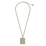 Anne Koplik Shimmering Art Deco Pendant Necklace with Swarovski Crystals NS3142CAB - ILoveThatGift