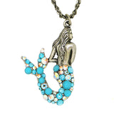 Anne Koplik Roxy Mermaid Drop Swarovski Crystal Earrings ES3147TUR - ILoveThatGift