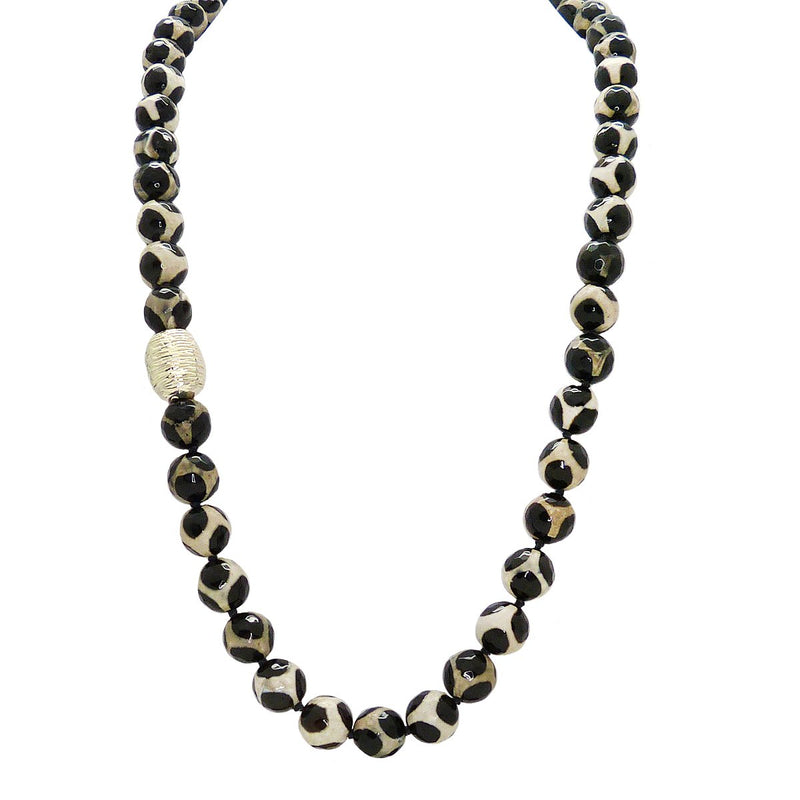 Simon Sebbag Sterling Silver 925 SET Tortoise Agate Necklace Bracelet SSD NSET4 TA - ILoveThatGift