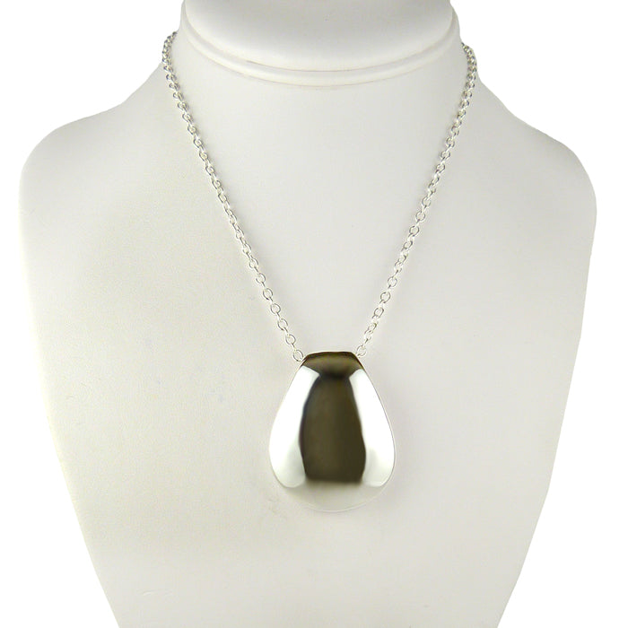 Simon Sebbag Sterling Silver Tear Pendant Necklace on 16" SS Chain PN68 530 - ILoveThatGift