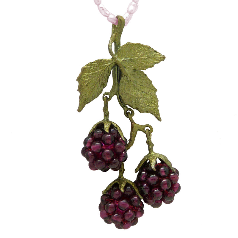 Raspberry Garnet 15" Pendant Necklace by Michael Michaud 8112 - ILoveThatGift